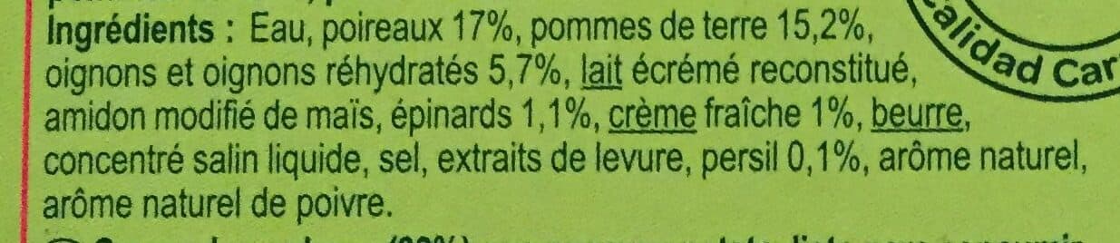 Carrefour Velouté aux Poireaux & pommes de terre packshot