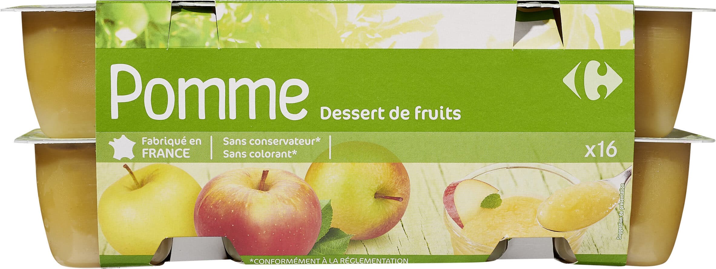 Carrefour Pomme - Dessert de fruits packshot