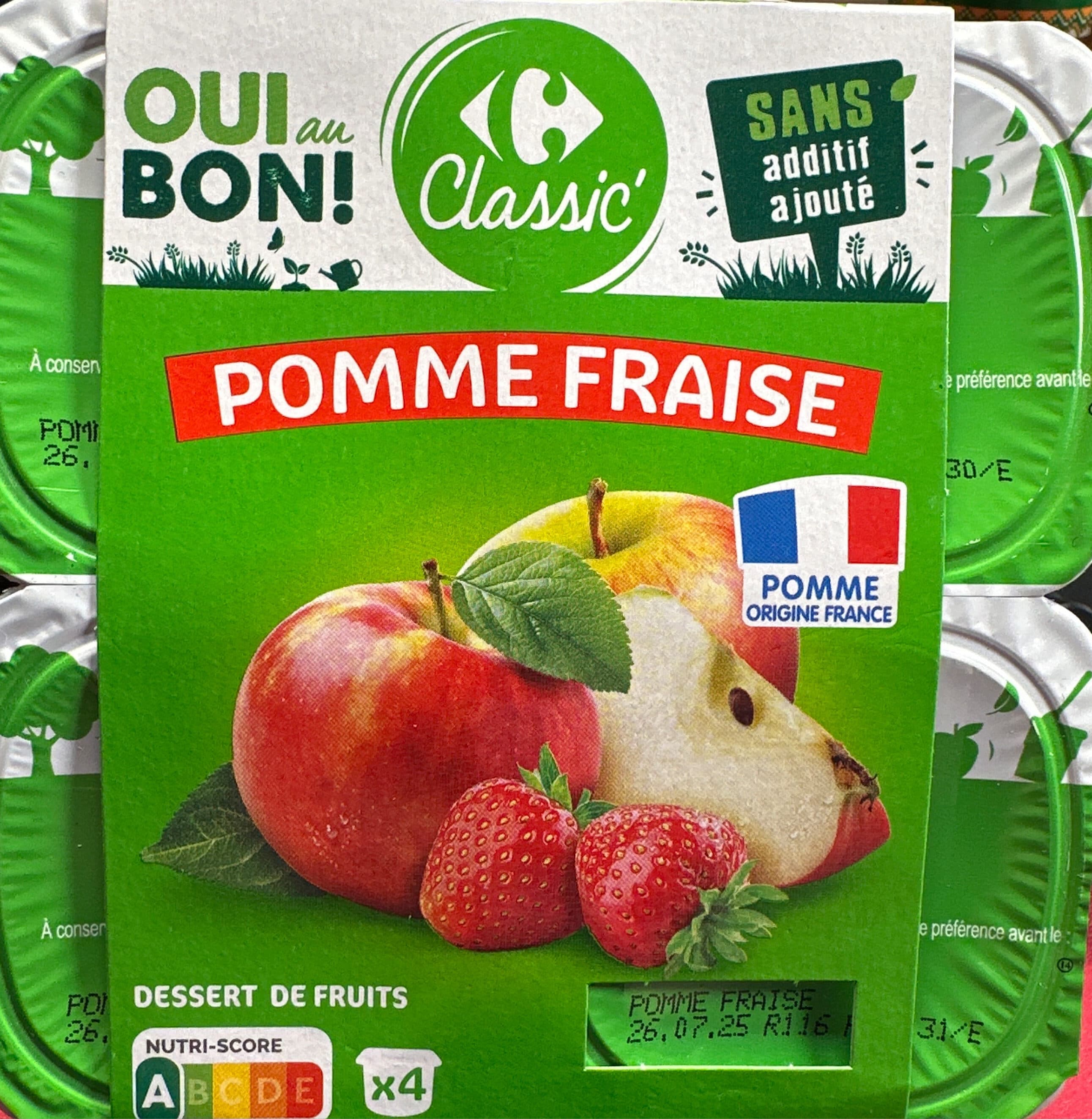 Carrefour Classic Pomme Fraise packshot