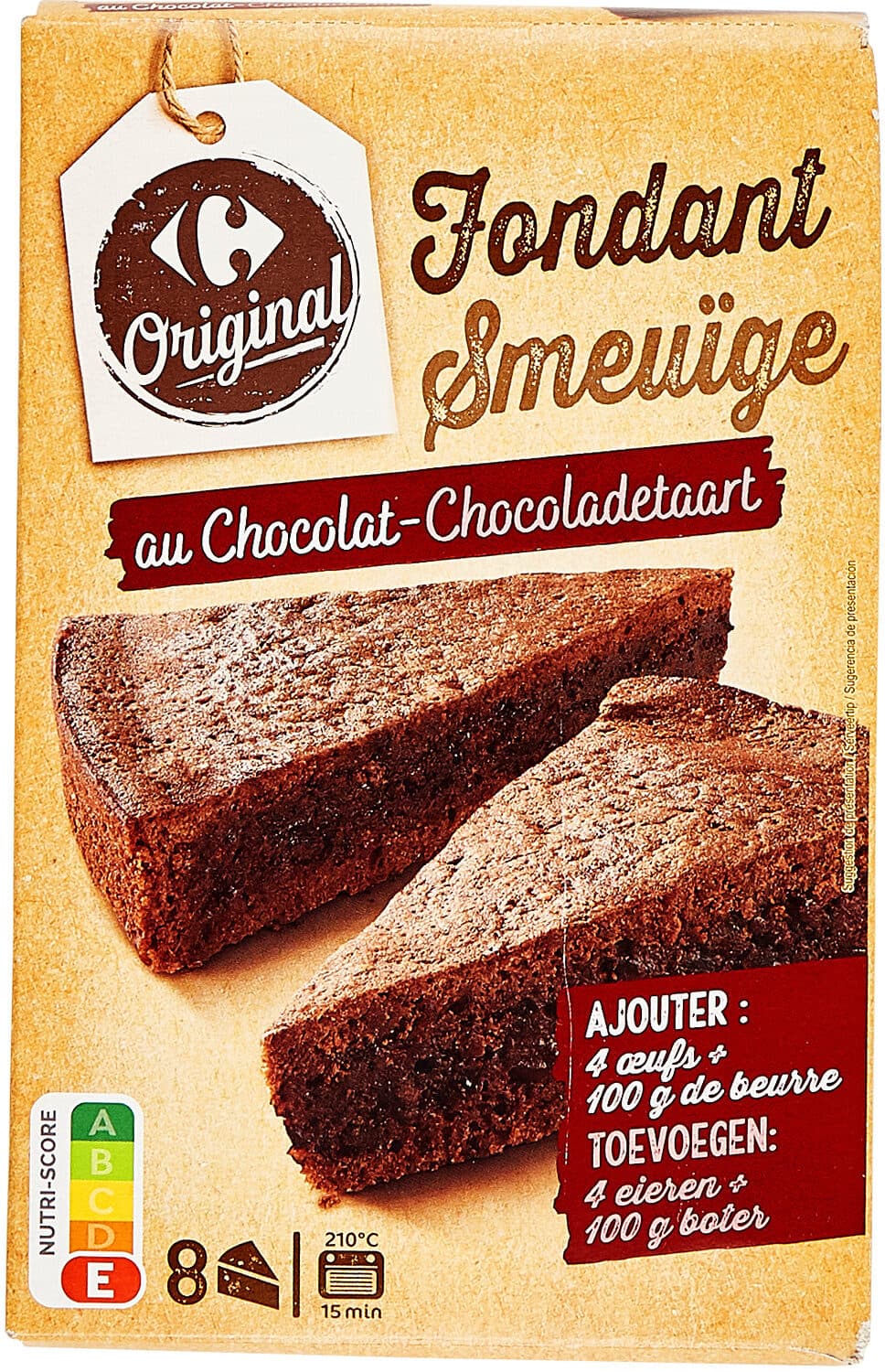 Carrefour Fondant au chocolat packshot