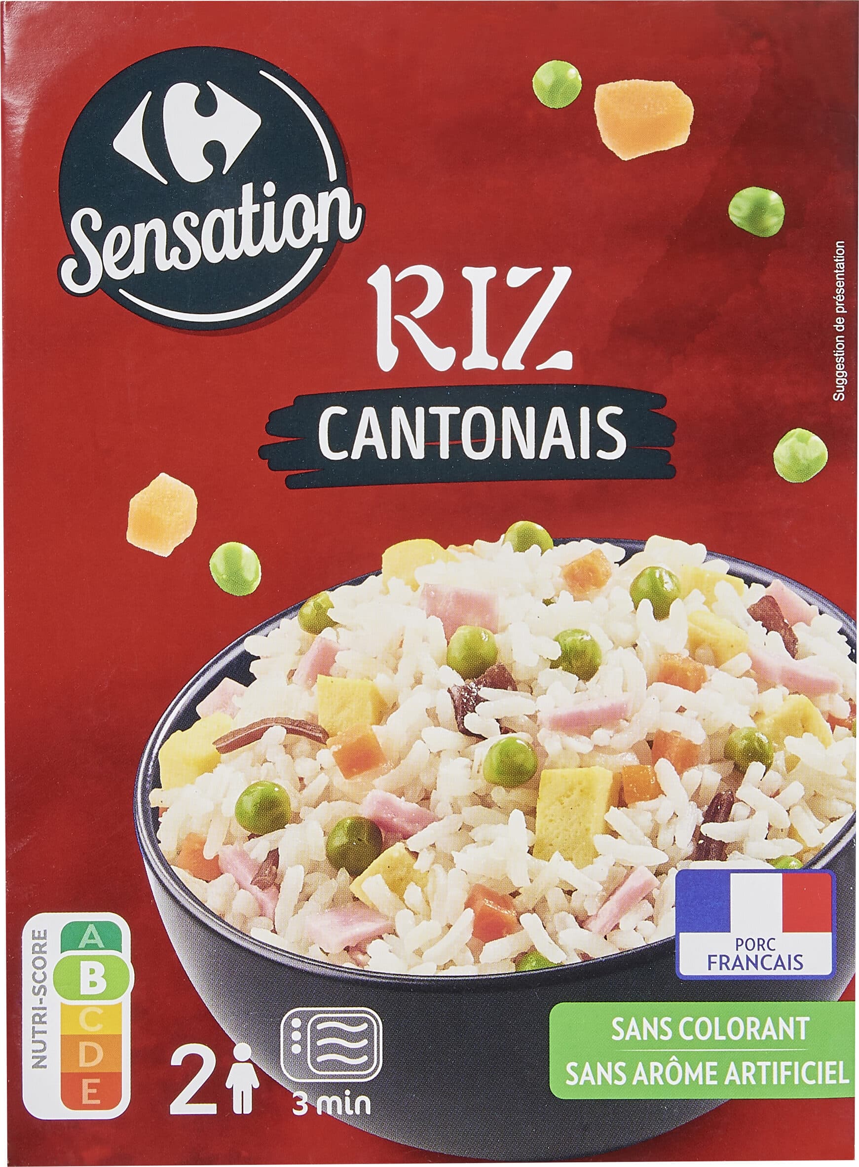 Carrefour Riz cantonais packshot