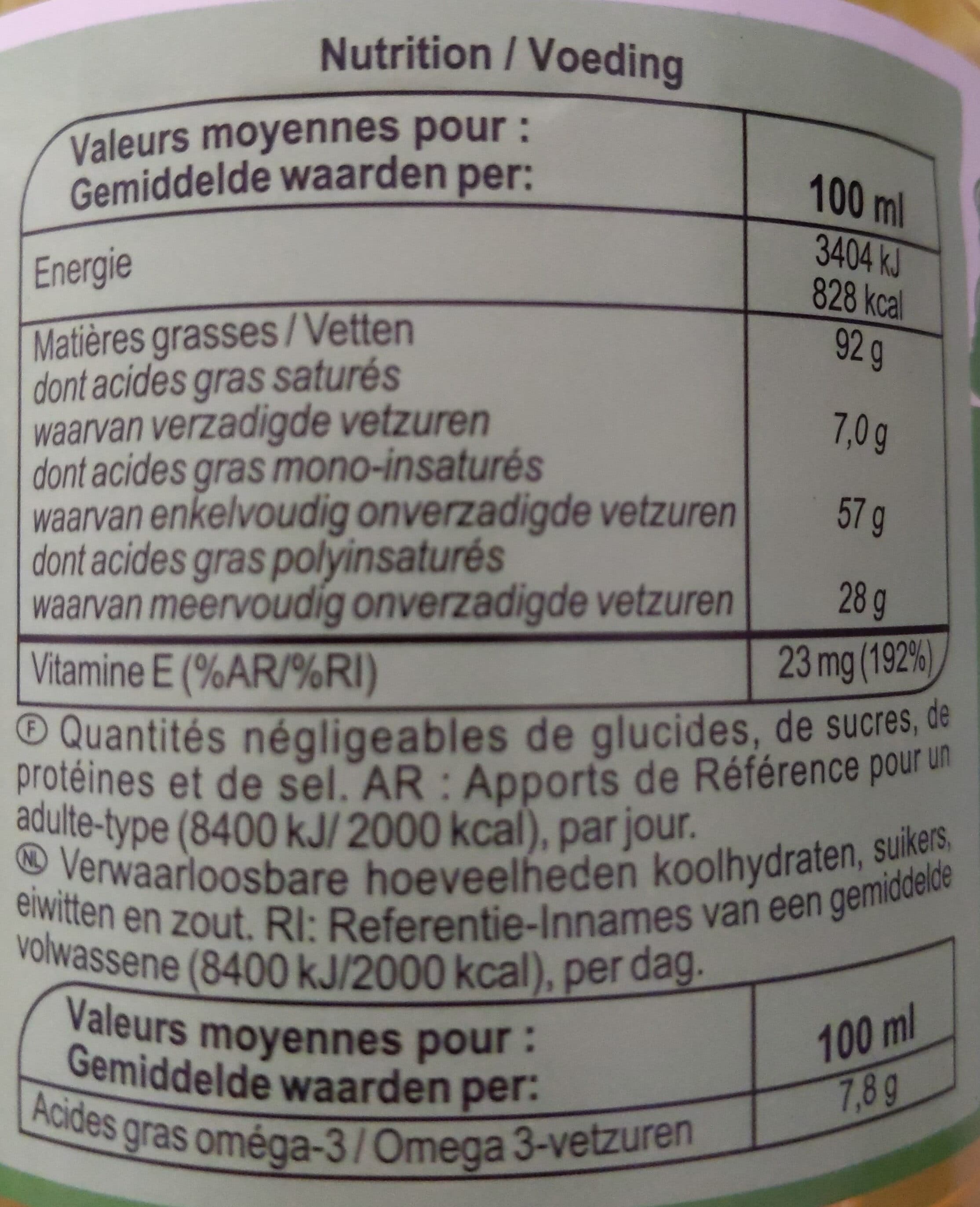 Carrefour Huile de Colza packshot