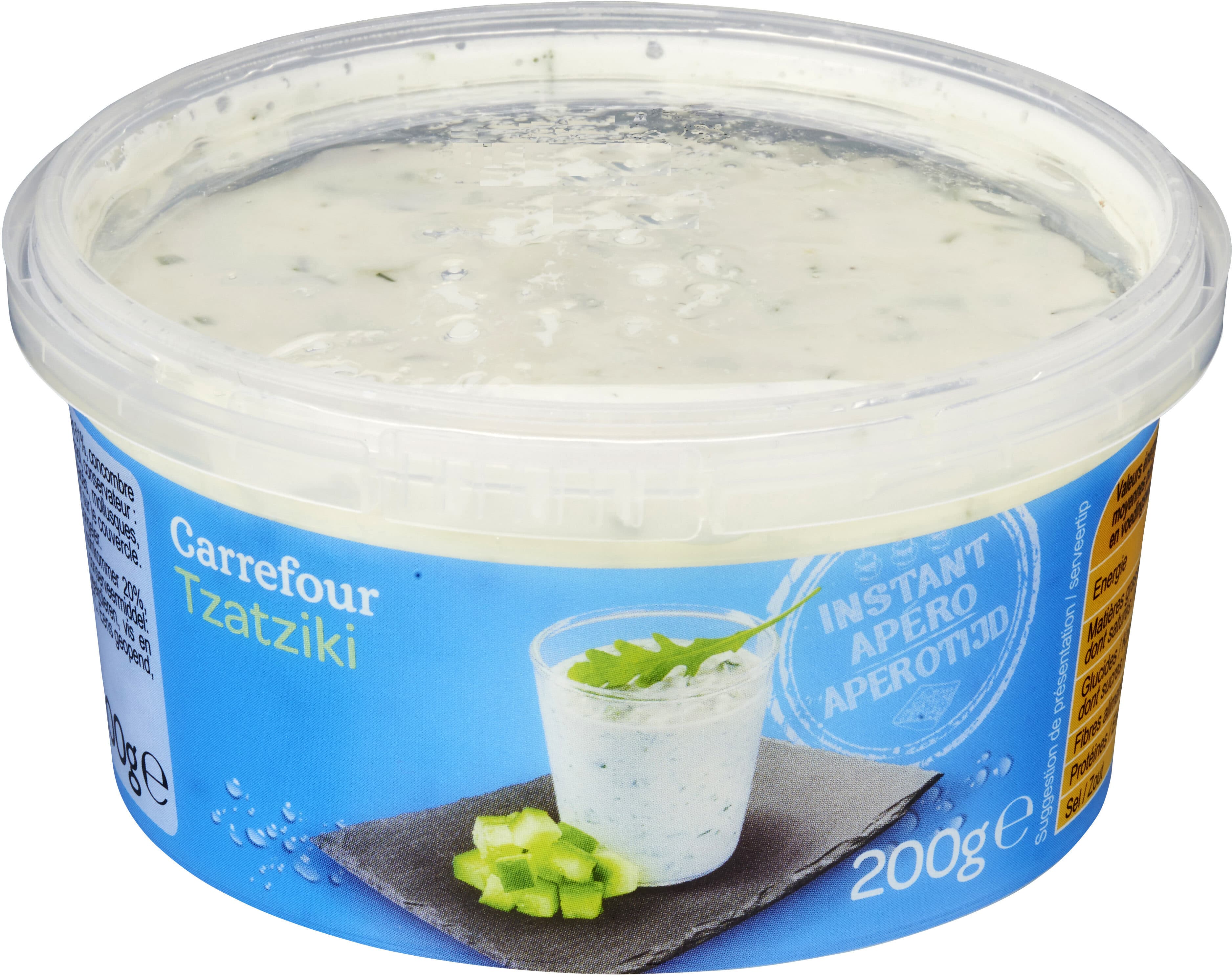 Sensation Tzatziki Fromage frais et concombres packshot