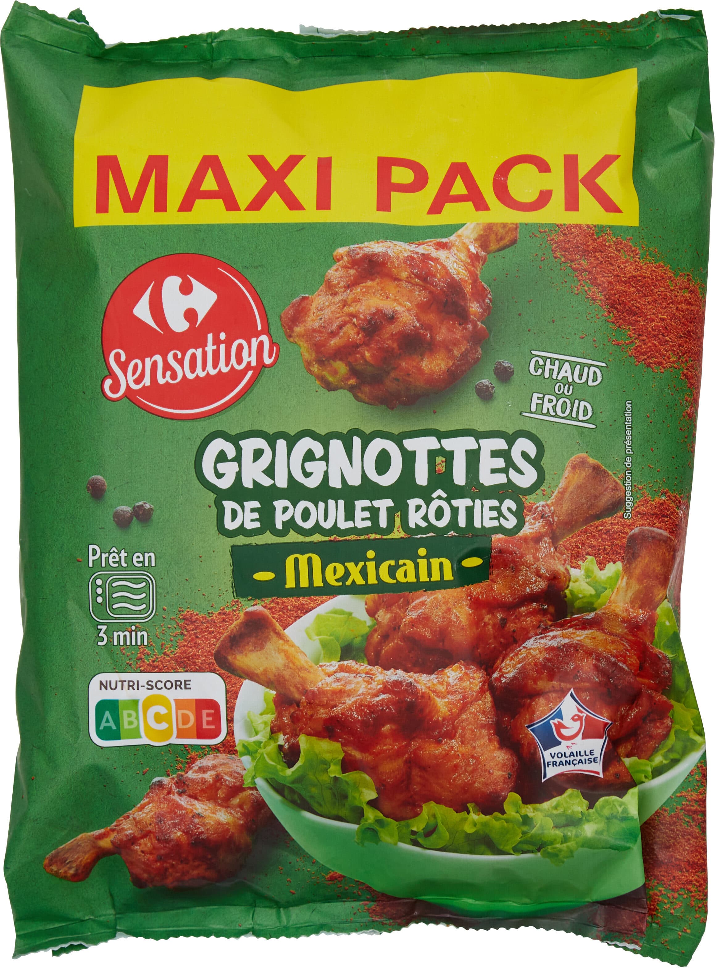 Carrefour Grignottes de poulet rôties -Mexicain packshot