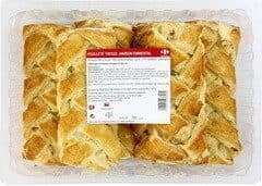 Carrefour Feuilletés tressés JAMBON EMMENTAL packshot