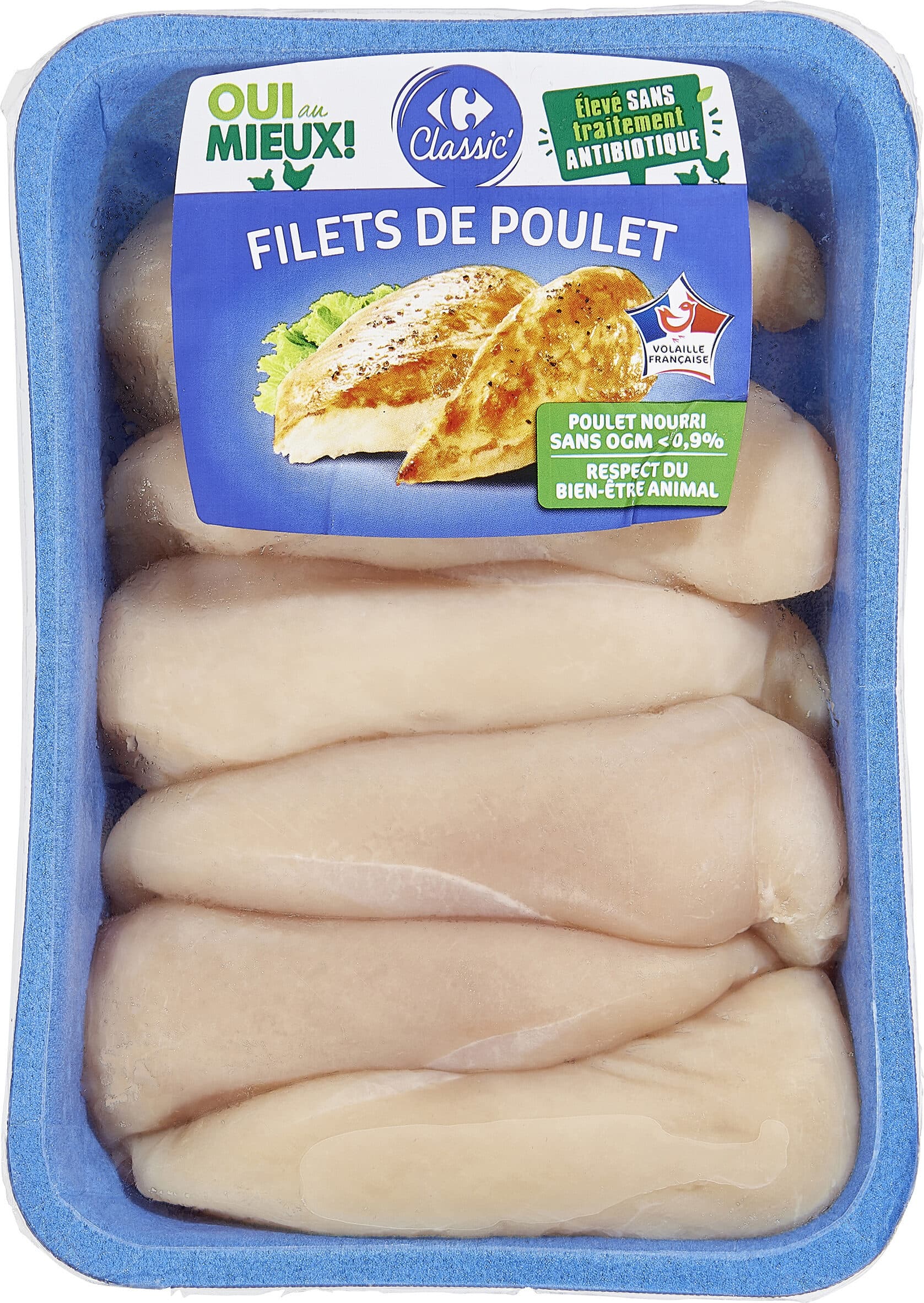 Carrefour Filets de Poulet packshot