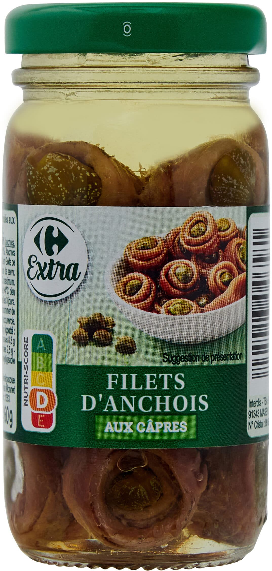 Carrefour Filets d'anchois packshot