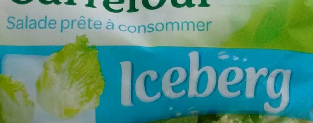 Carrefour Salade prête à consommer Iceberg packshot