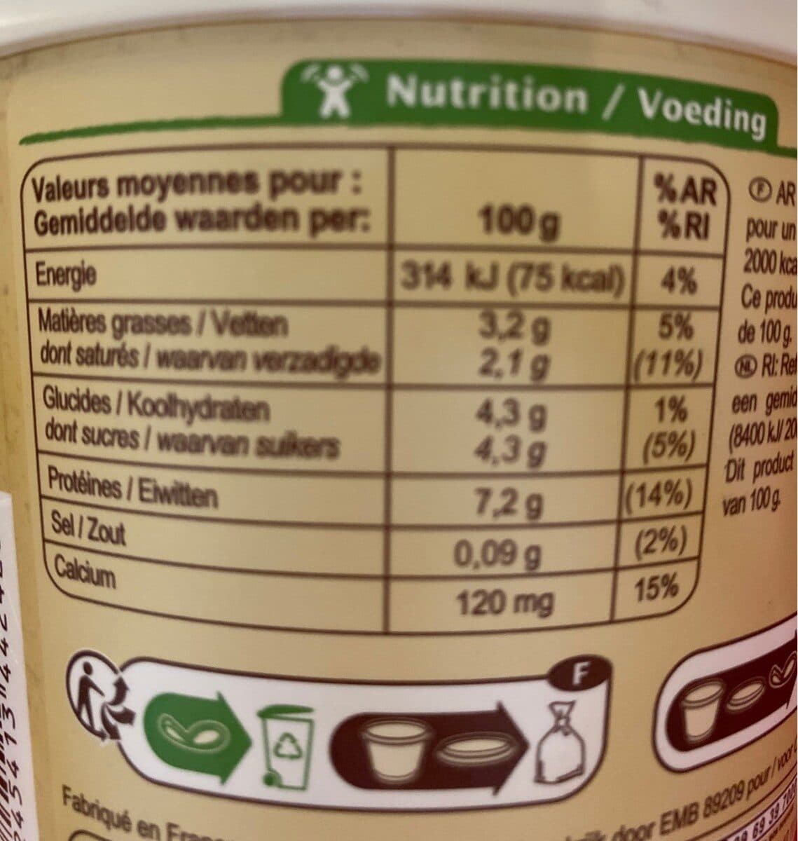 Carrefour BIO Fromage Frais packshot