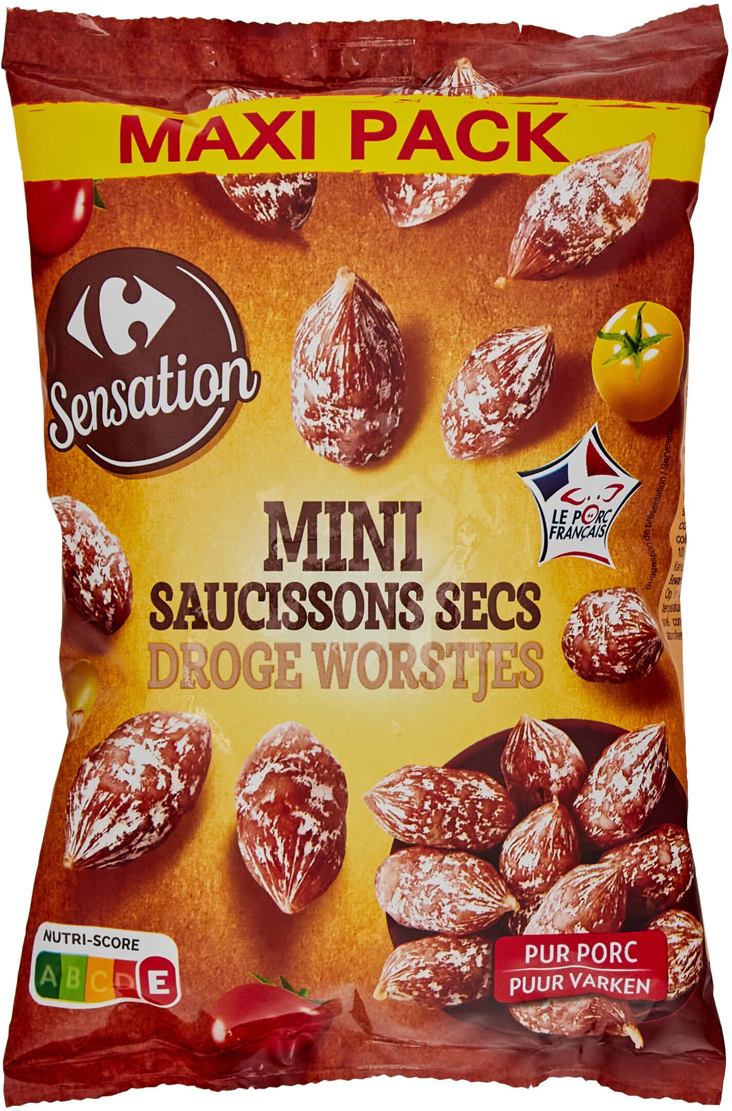 Carrefour Mini Saucissons secs packshot