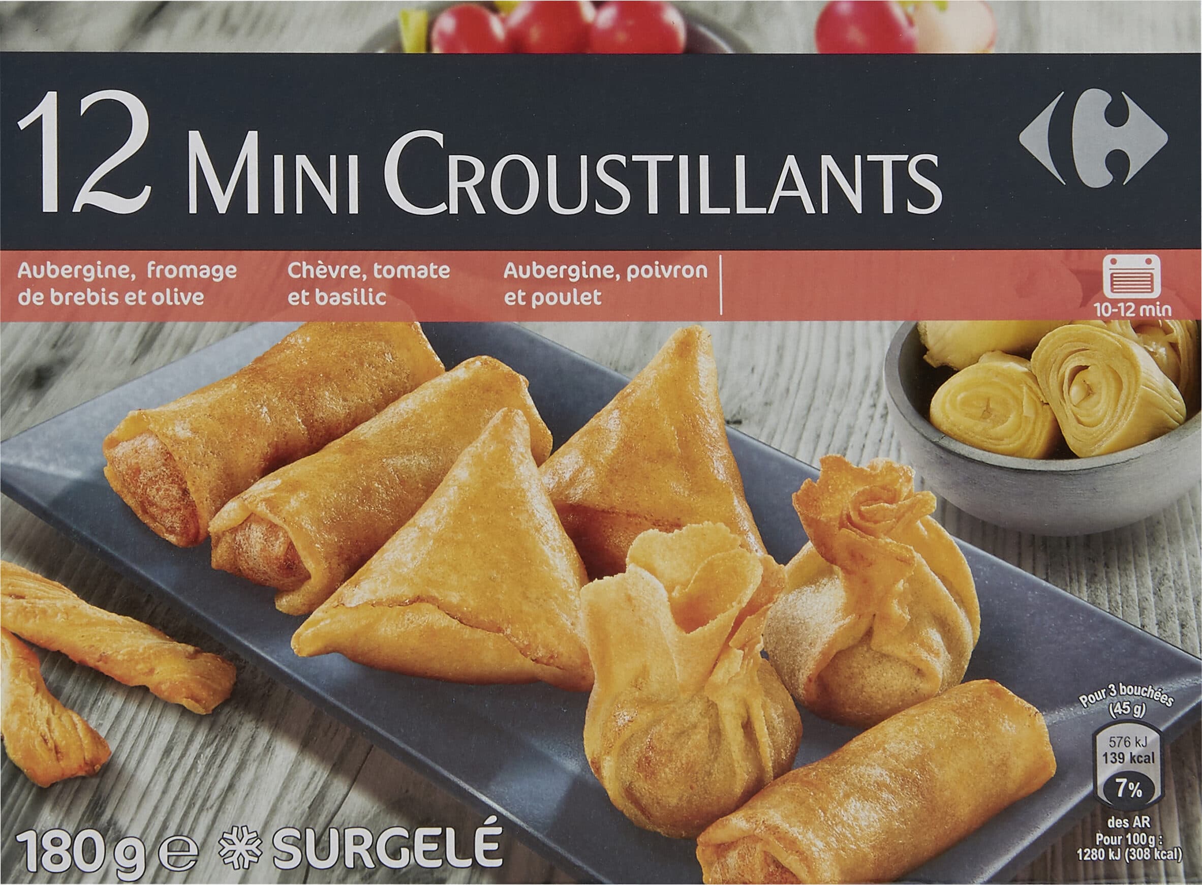 Carrefour 12 Mini croustillants packshot