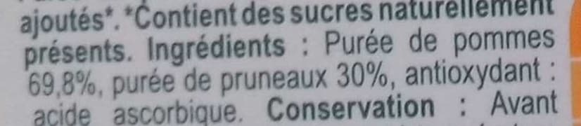 Carrefour Pomme Pruneau Sans sucres ajoutés packshot