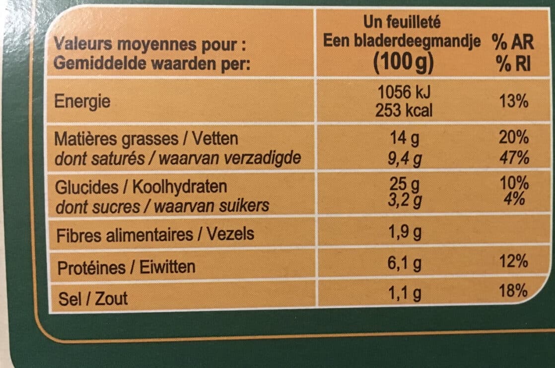 Carrefour Paniers feuilletés Chèvre Épinards packshot