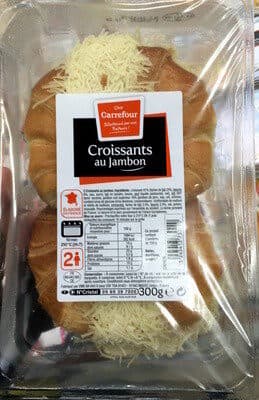Carrefour Croissants au jambon packshot