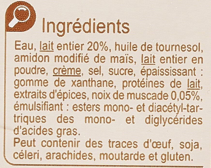 Carrefour Sauce Béchamel packshot