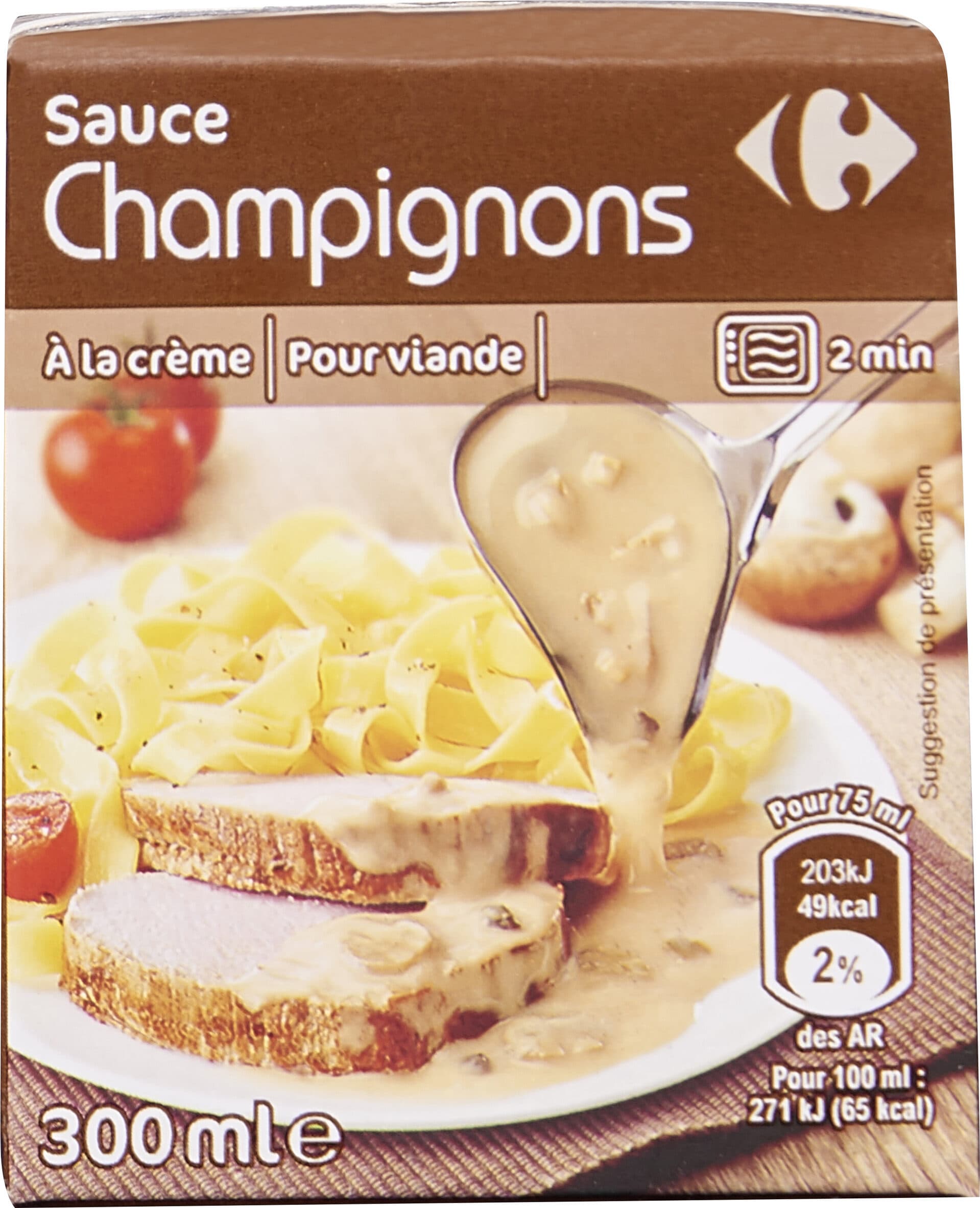 Carrefour Sauce Champignons packshot