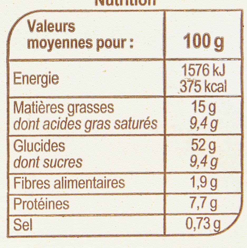 Carrefour Mini Gâches Pur beurre et crème fraîche packshot