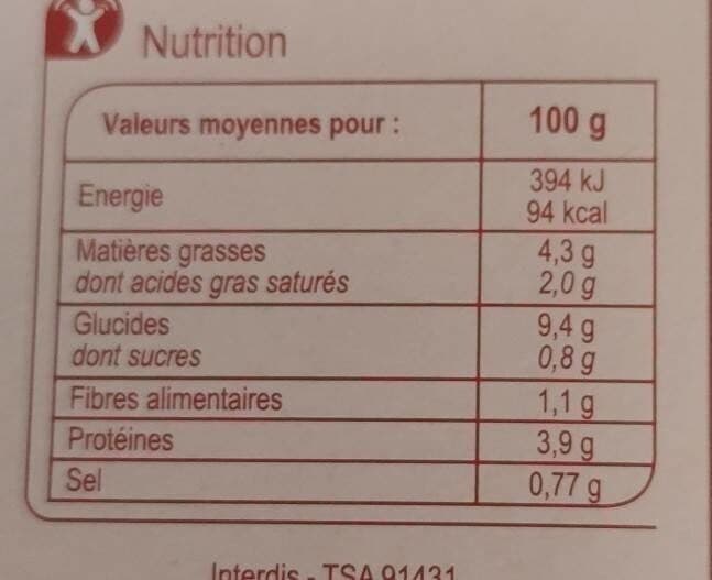 Carrefour Tartiflette packshot
