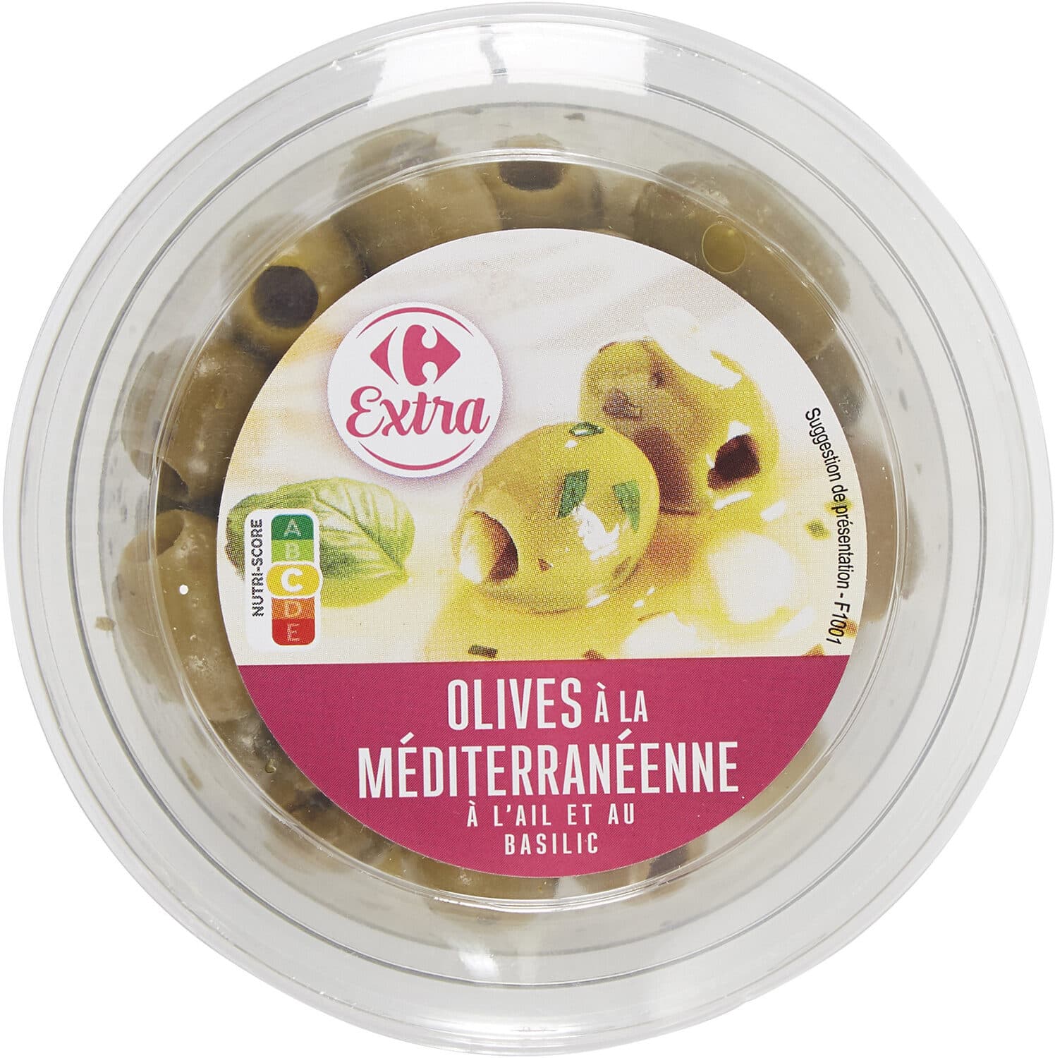 Carrefour Olives à l'ail packshot