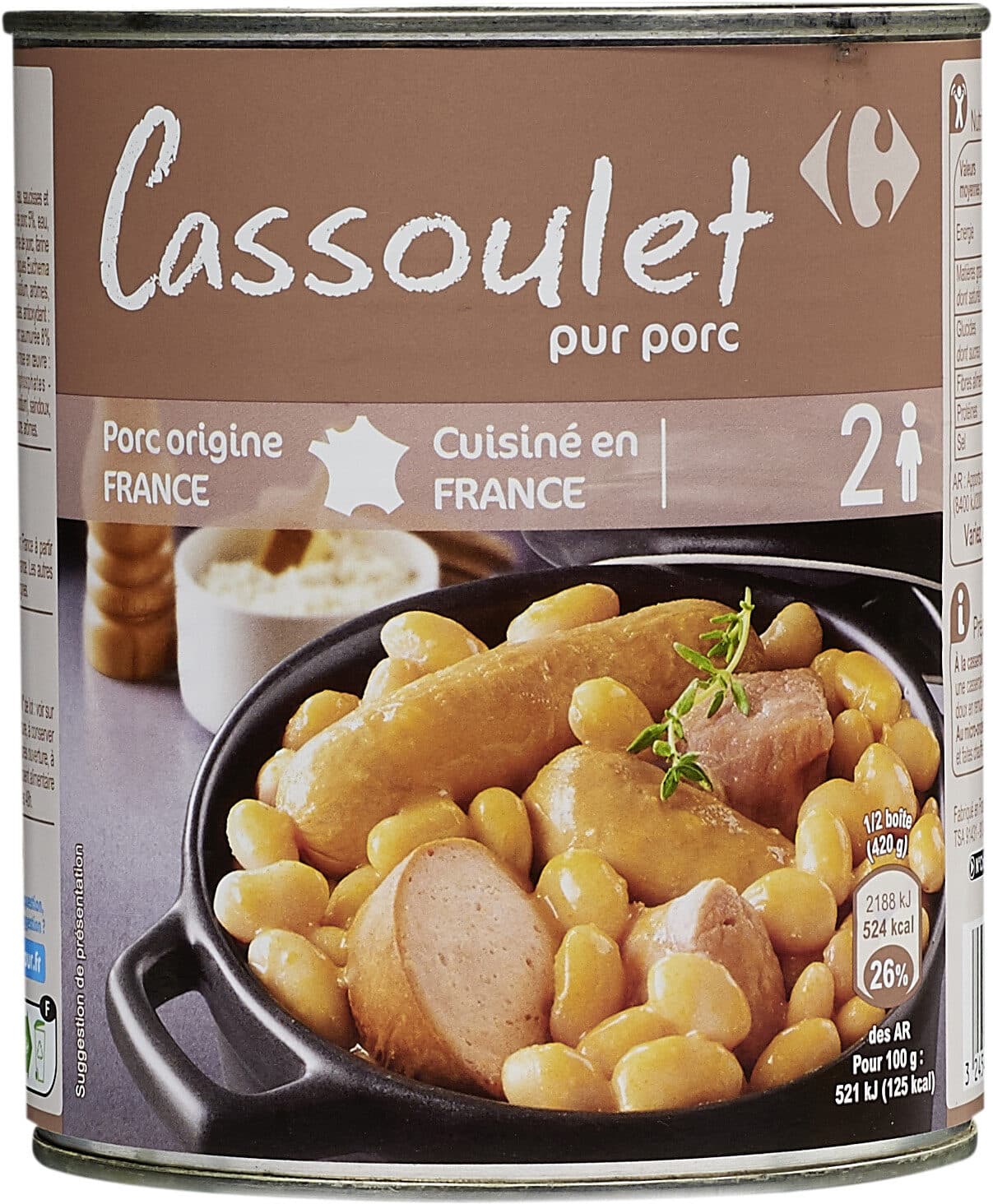 Carrefour Cassoulet classic packshot