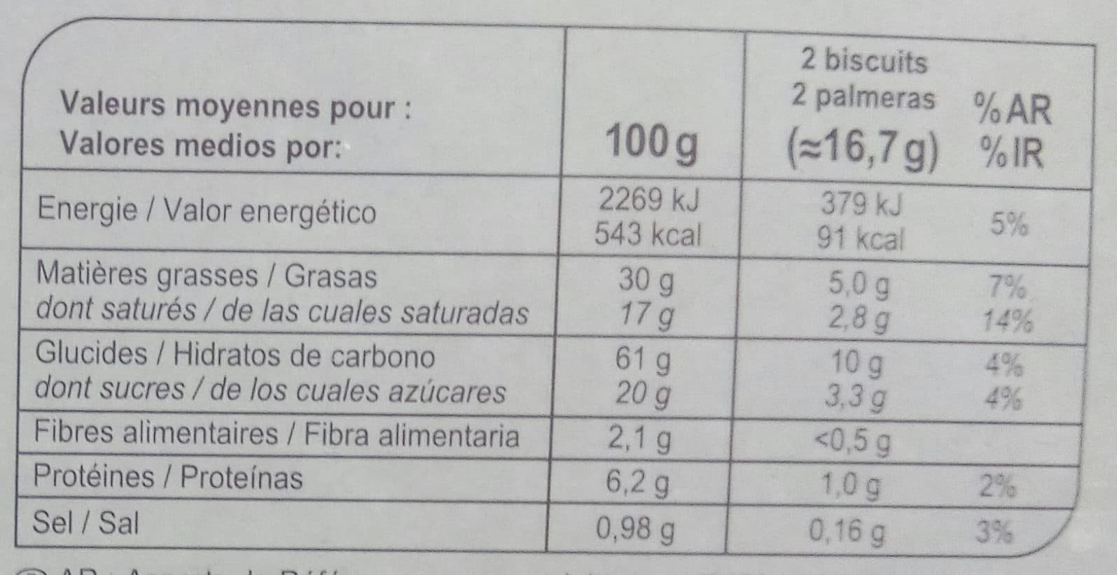 Carrefour Los palmeras packshot
