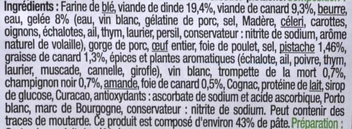 Chez carrefour selectionne par nos bouchers Pâté En Croûte De Canard Pistaché packshot