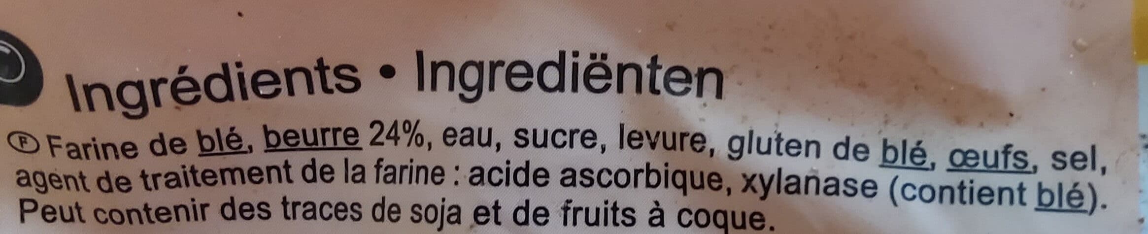 Carrefour Croissants con mantequilla packshot