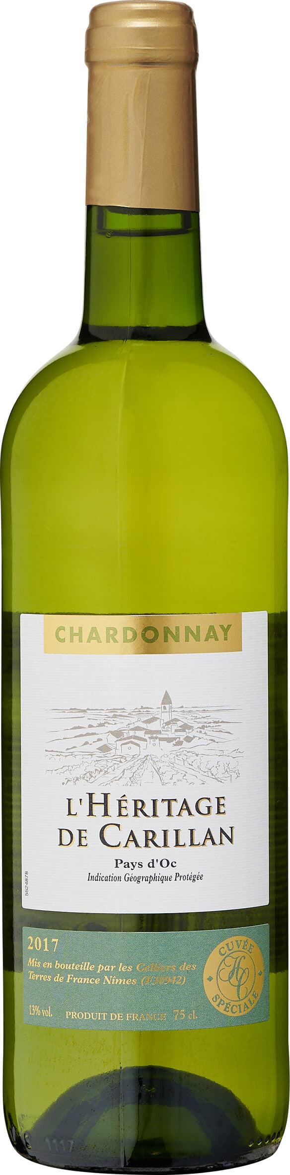 L'Héritage de Carillan Chardonnay - 2017 packshot