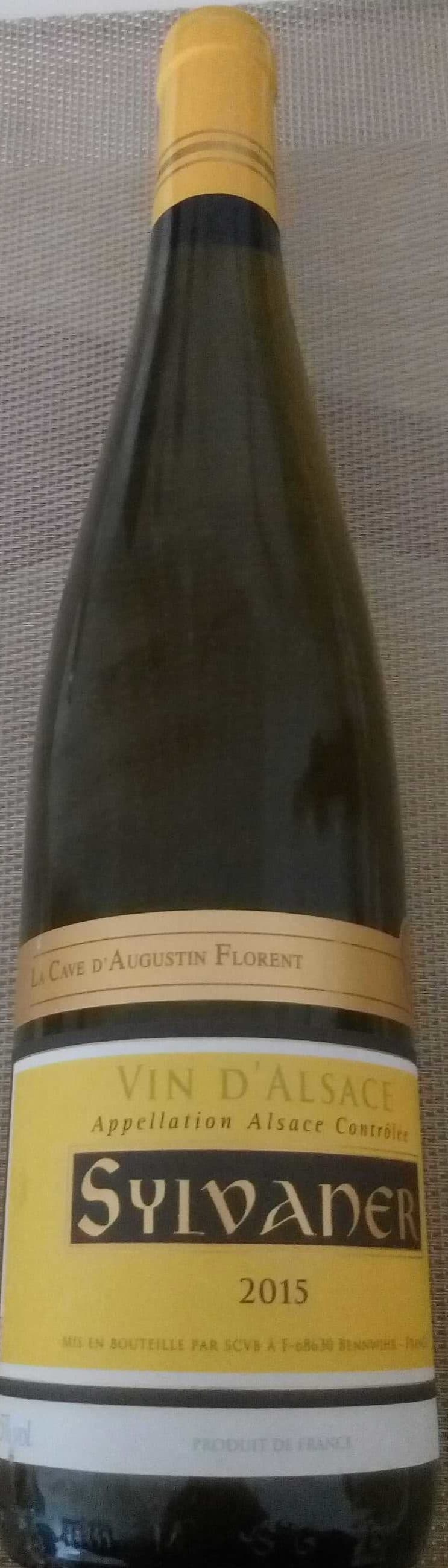 La Cave d'Augustin Florent Sylvaner 2015 packshot