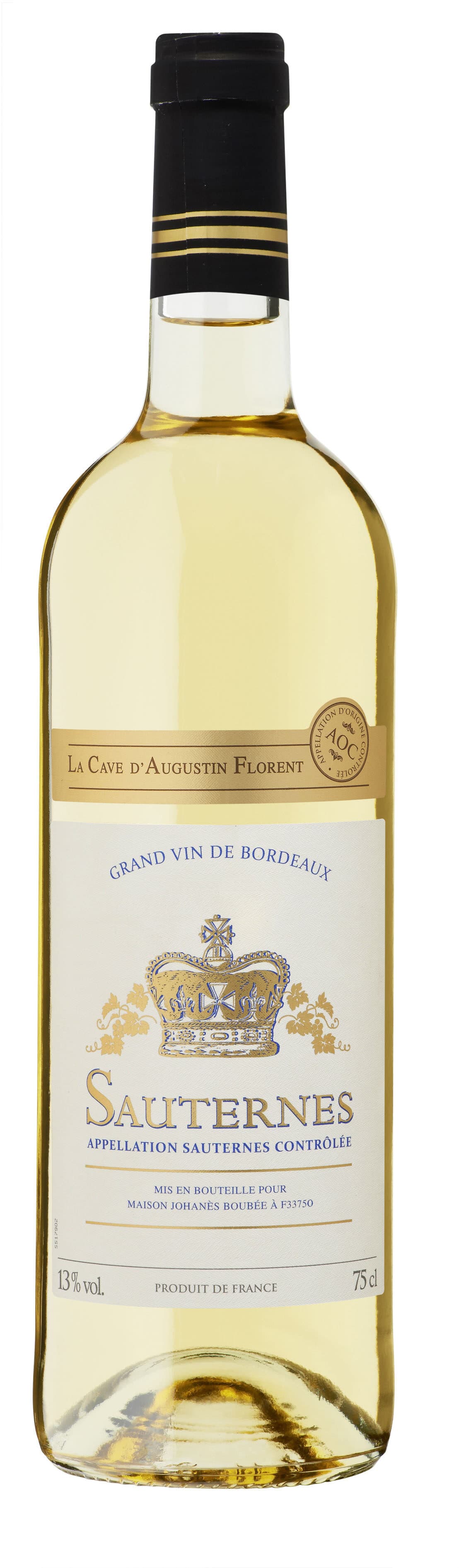 La Cave d'Augustin Florent Vin Blanc Sauternes packshot
