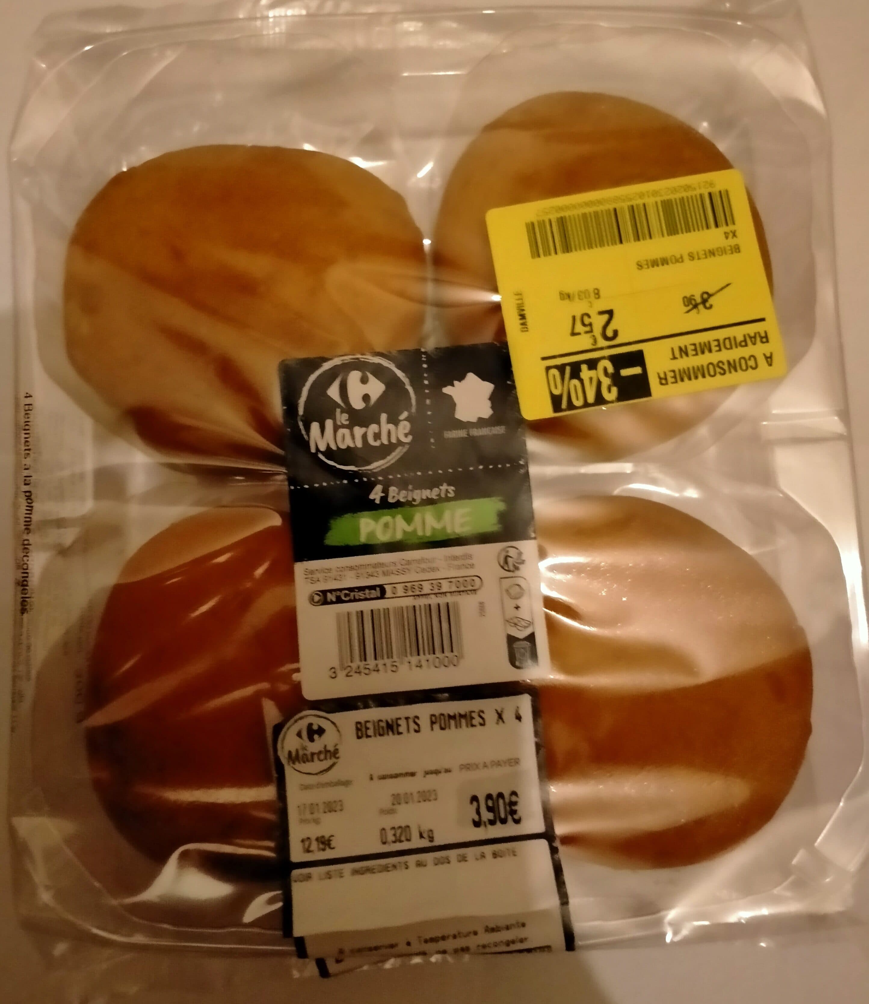 carrefour Beignet aux Pommes packshot