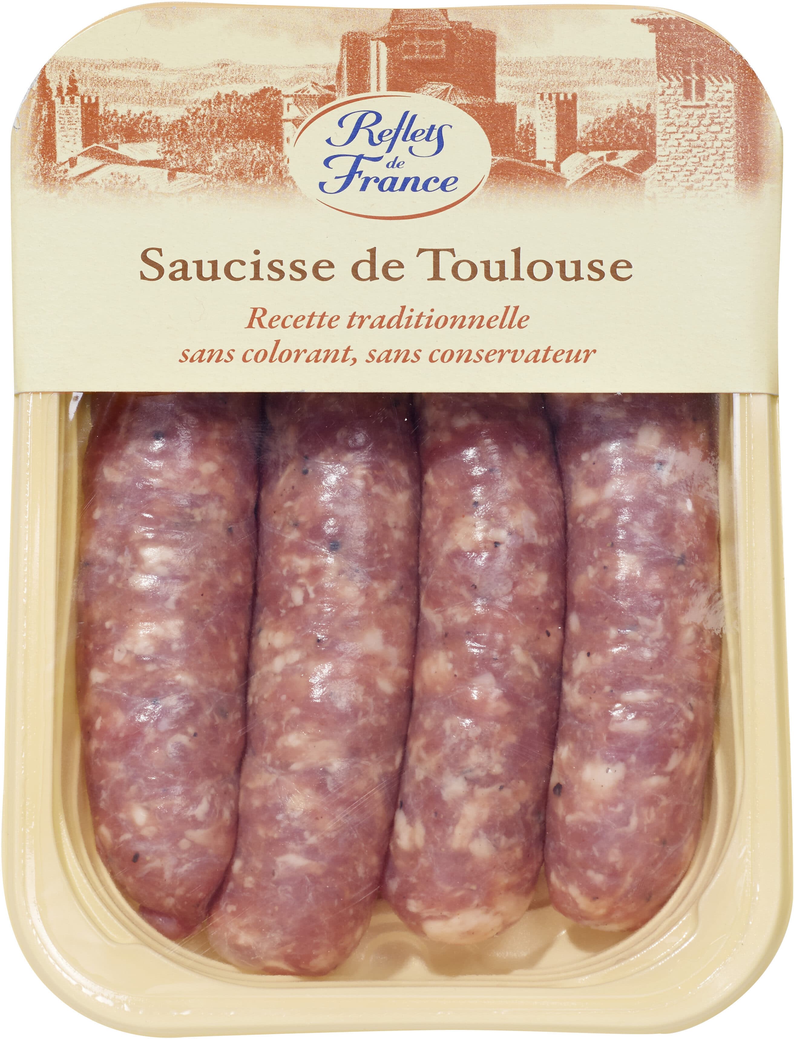 Carrefour Saucisse de Toulouse packshot