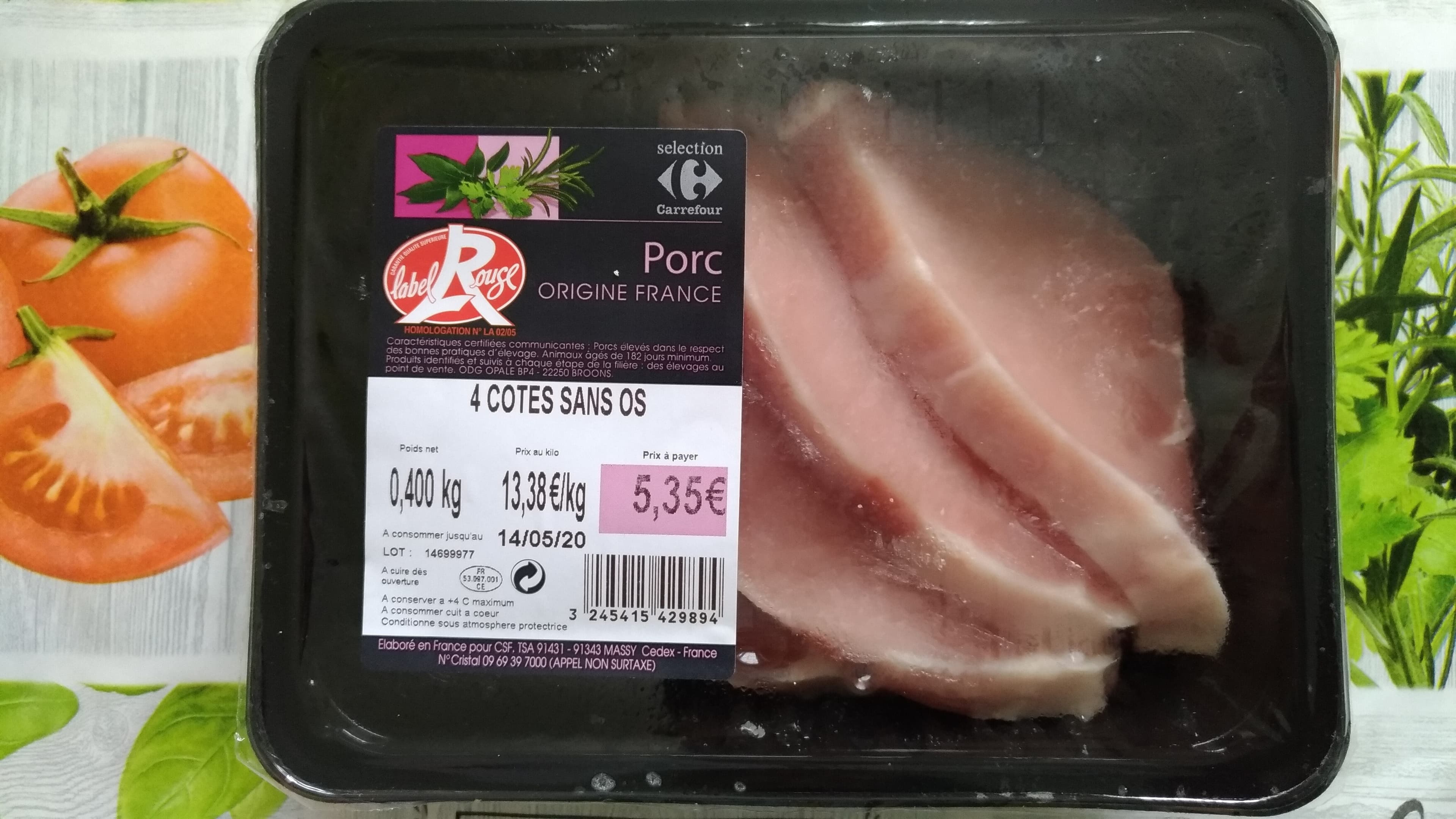 Carrefour 4 cotes s/os packshot
