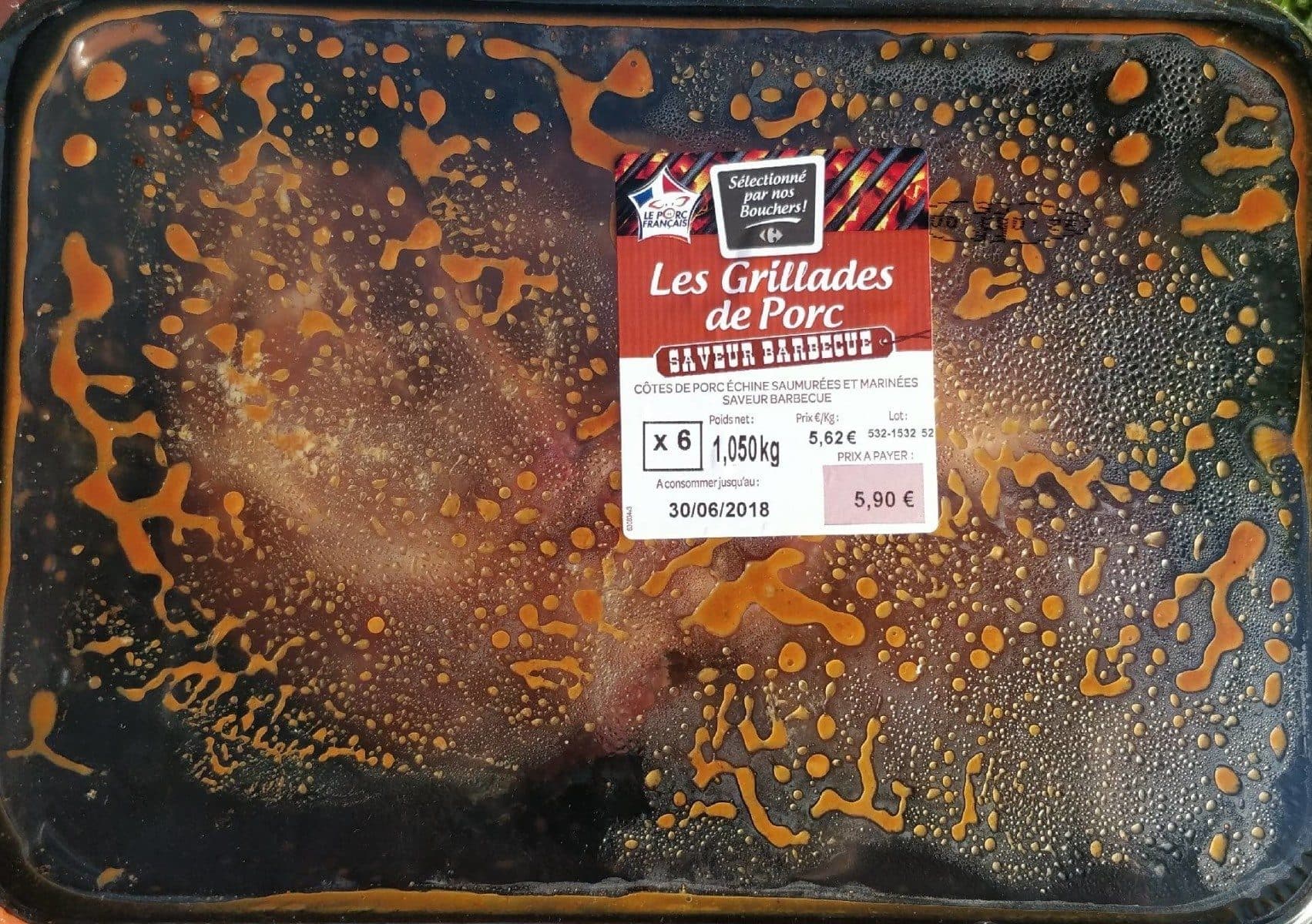 Open Food Facts Les Grillades de Porc packshot