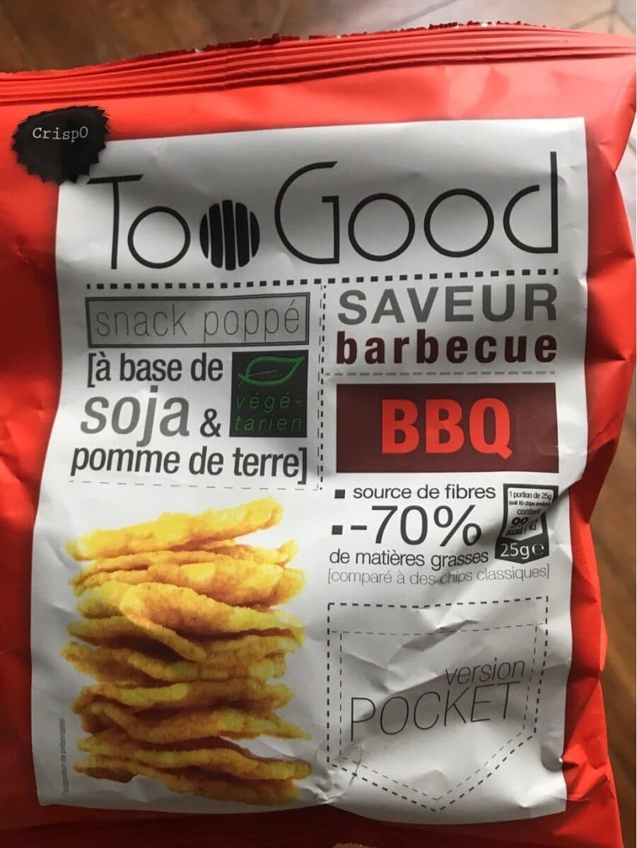 Too good Chips Barbecue packshot