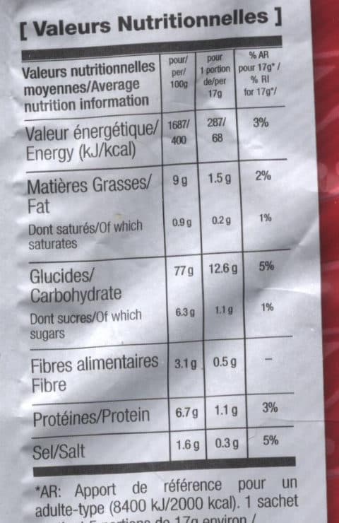 TooGood Snacks de Pomme de Terre Ketchup packshot