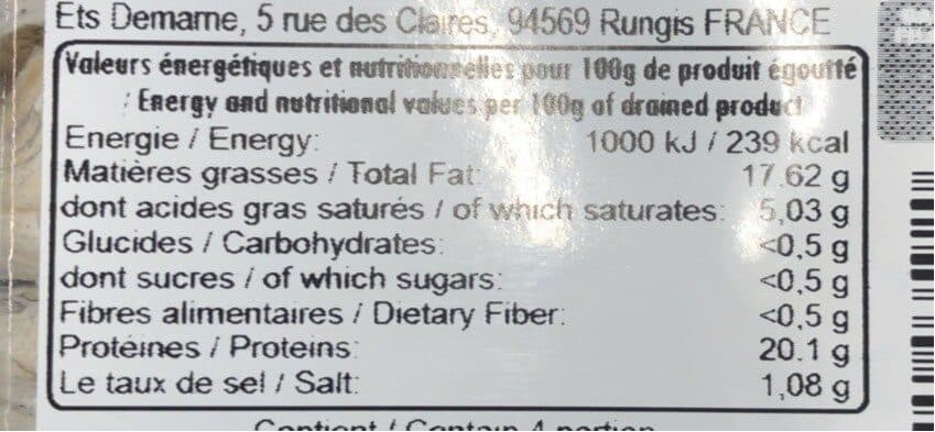 La Barre Filets anchois packshot