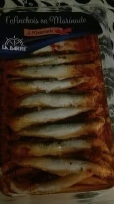 LA BARRE L'anchois en marinade « A l'Oriental» packshot