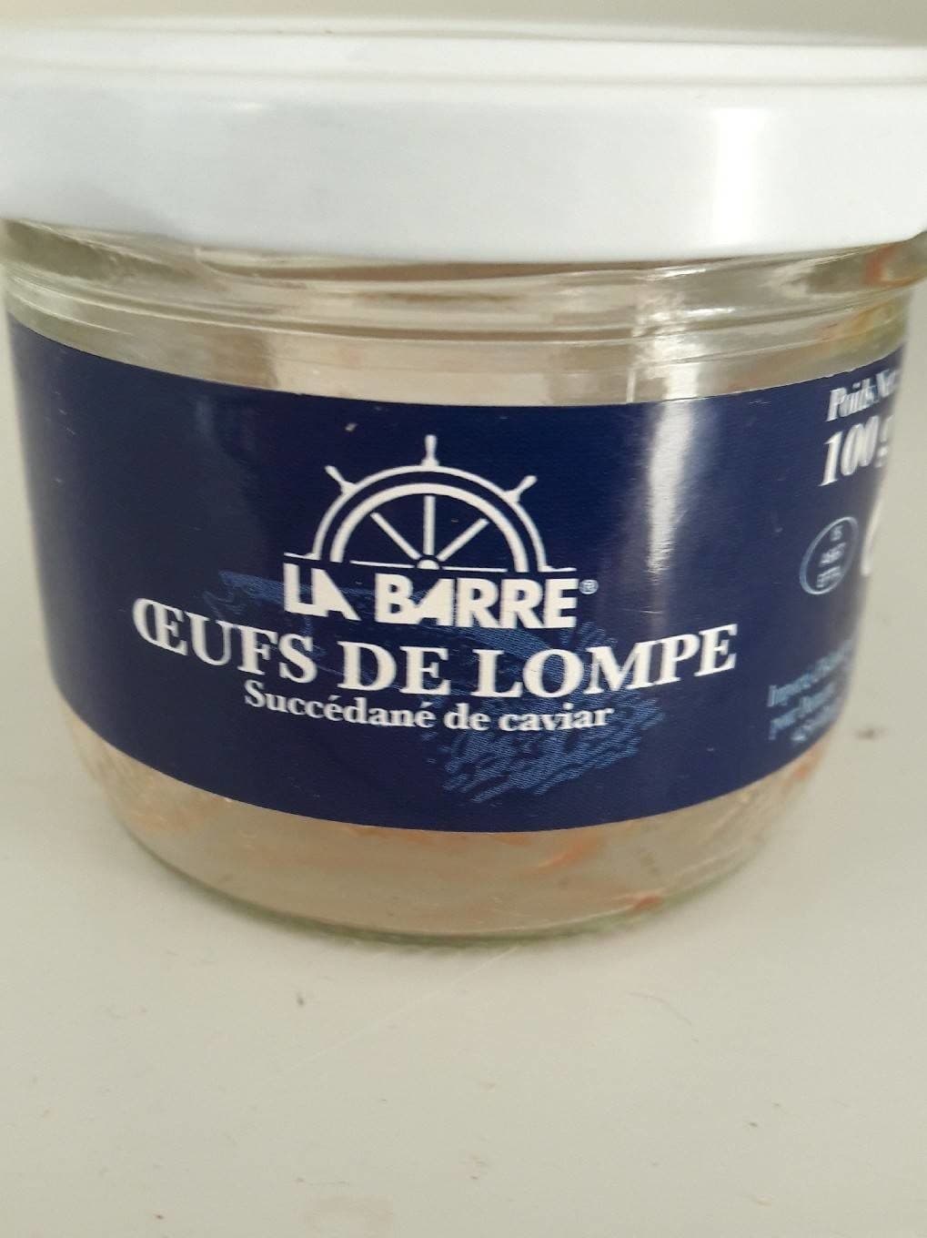 La Barre Oeufs De Lompe Rouges packshot