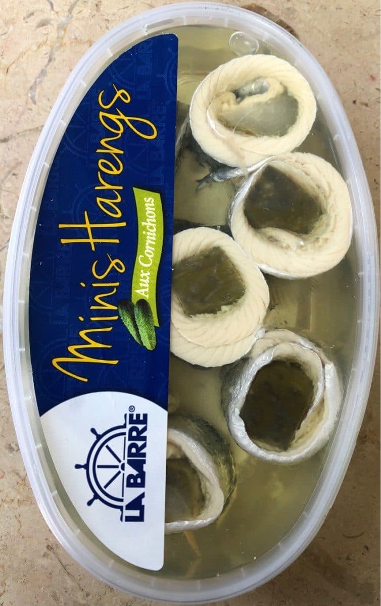 La Barre Mini filets d'harengs marinés aux cornichons packshot