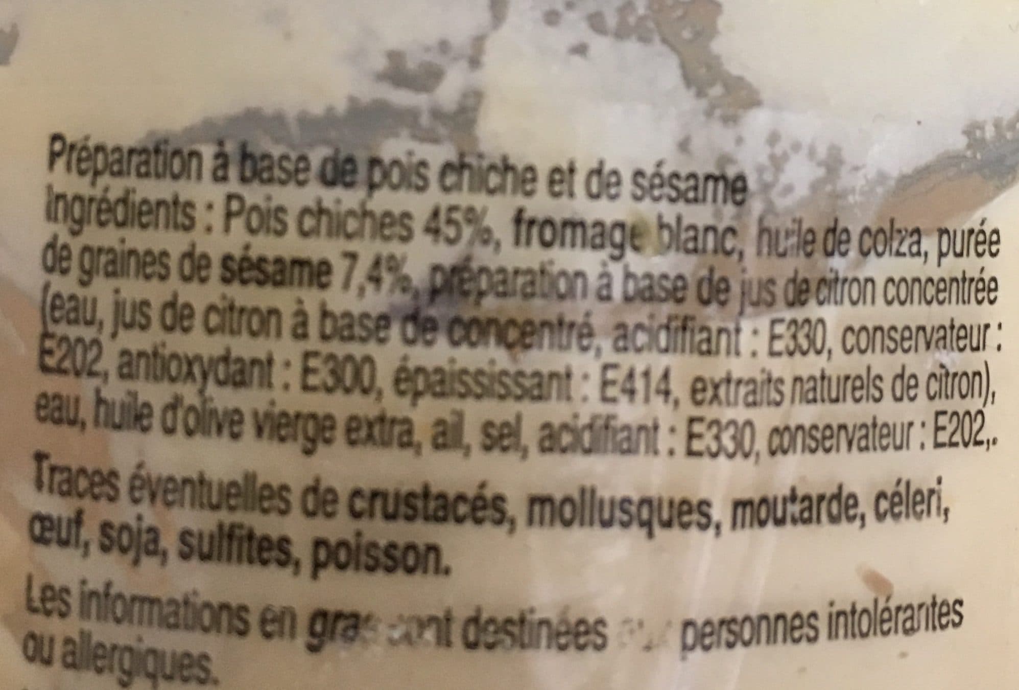 La Barre Houmous packshot