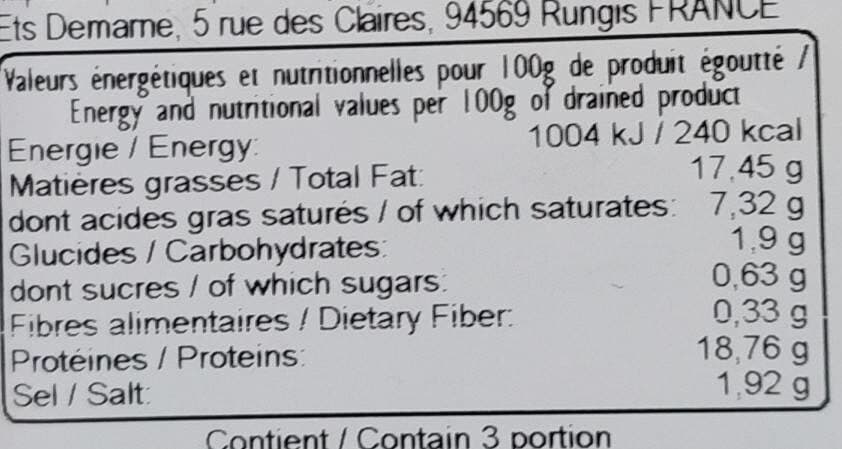 La Barre Anchois en marinade packshot