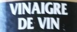 Open Food Facts Vinaigre de vin à l'ancienne vieille réserve packshot