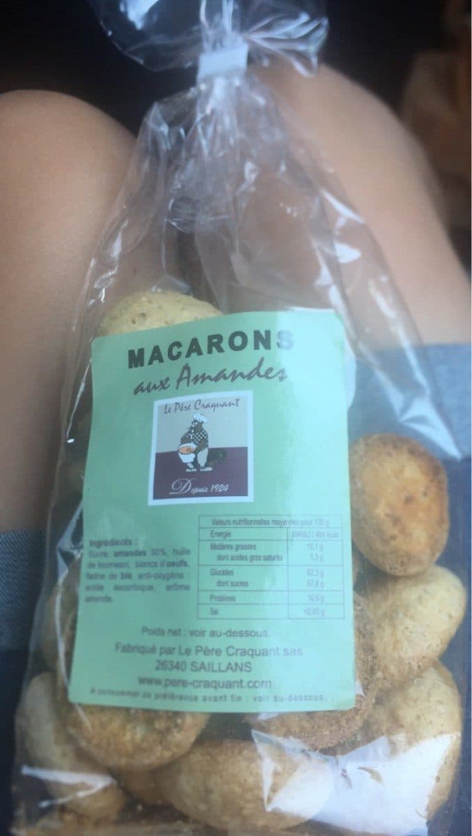 Open Food Facts Macarons aux Amandes packshot