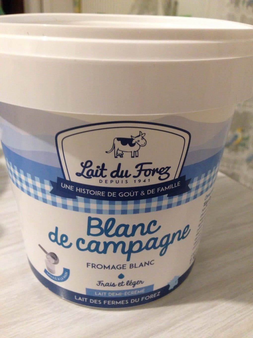 Lait Du Forez Blanc de campagne packshot