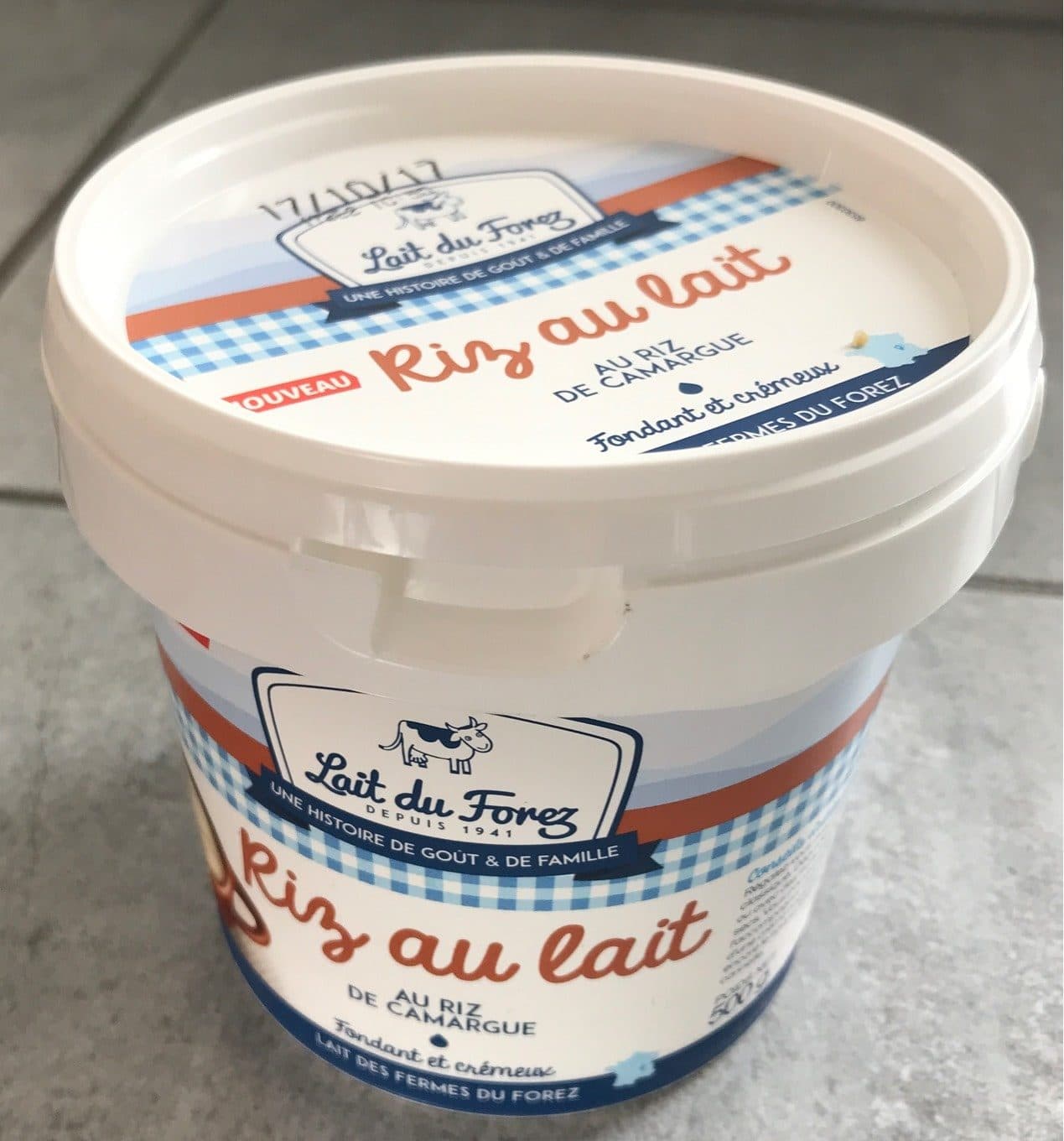 Lait du Forez Riz au lait au riz de Camargue packshot
