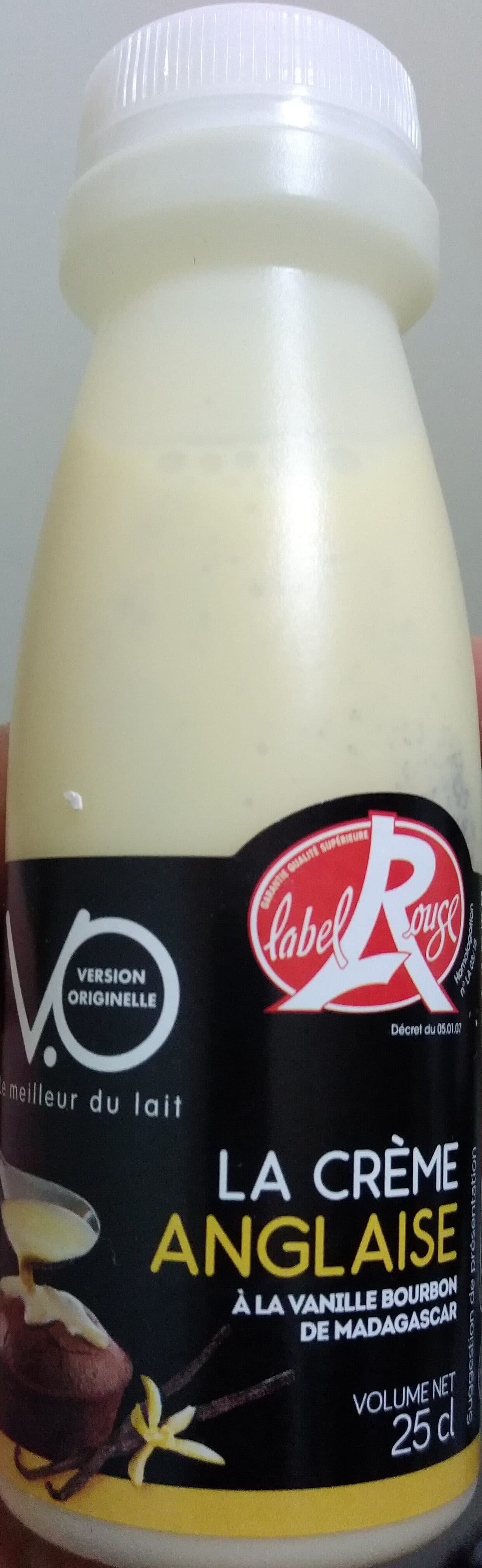 VO Crème anglaise à la vanille bourbon de Madagascar packshot