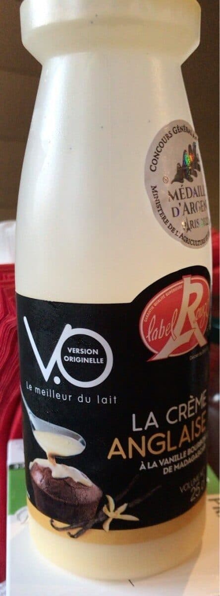 Lait du forez Crème anglaise packshot