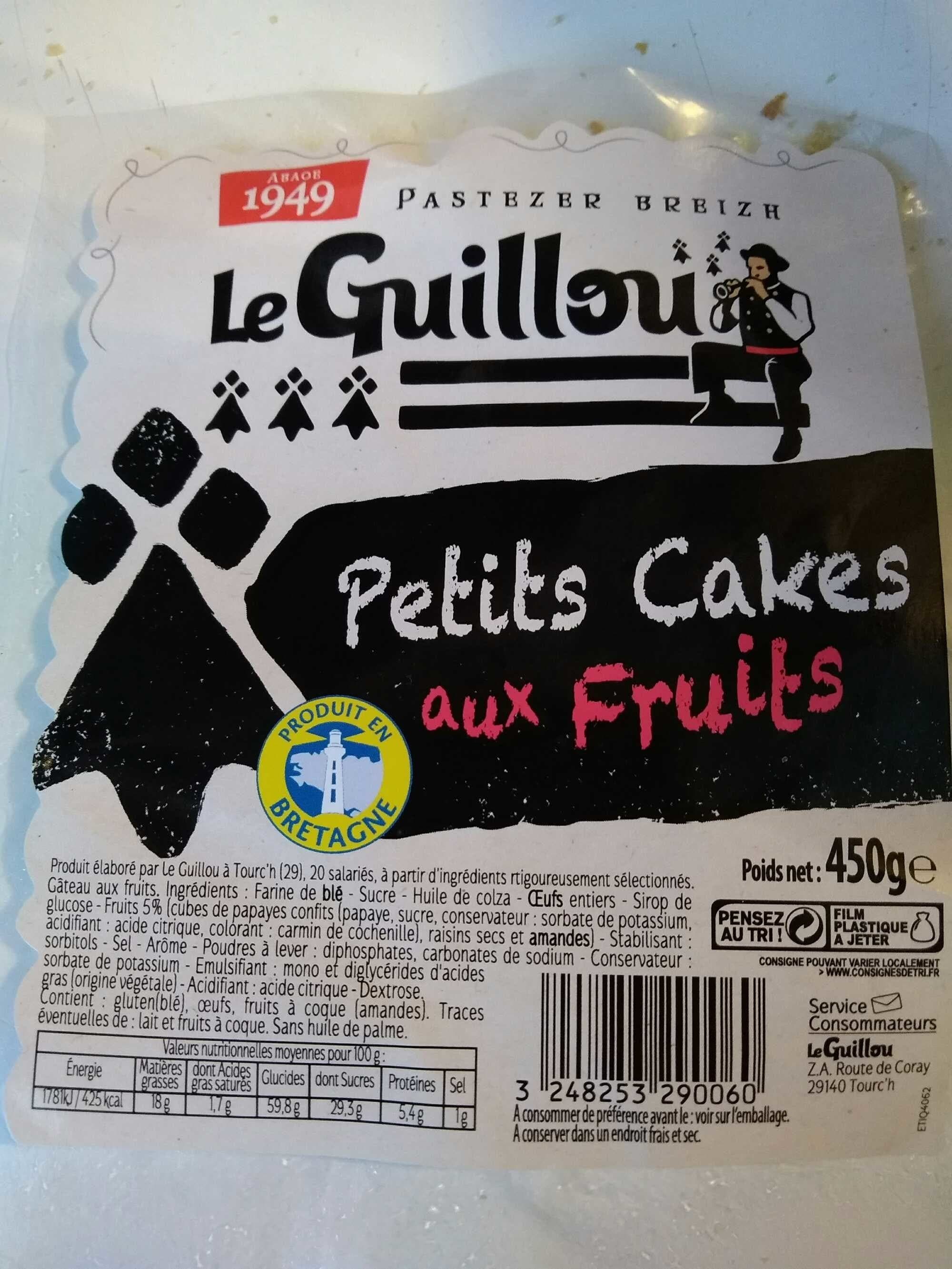 Le Guillou Petits Cakes aux Fruits et aux Œufs Frais packshot