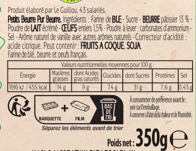PÂTISSERIES GOURMANDES Petit beurre- Le Guillou packshot